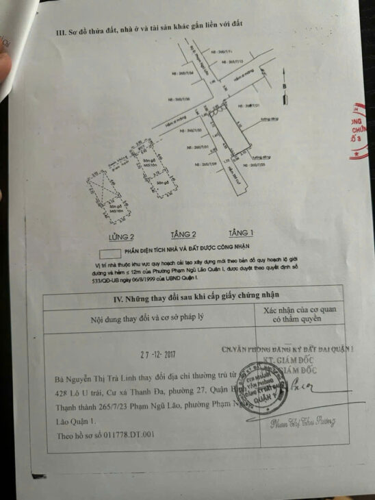 ????BÁN NHÀ KHU PHỐ BÙI VIỆN Q 1????3 lầu scn 25m giá 3 tỉ 65 thương lượng