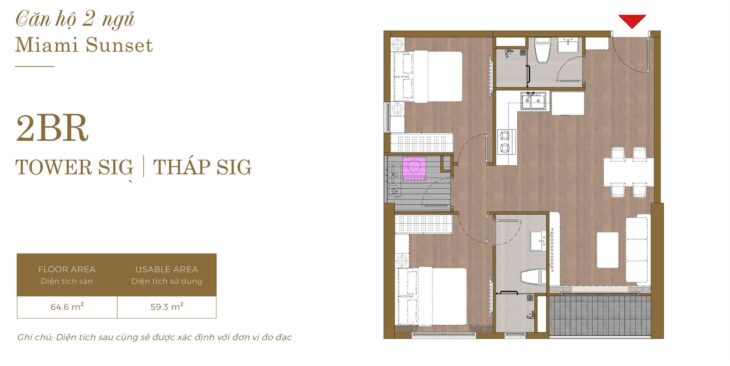 Không gian vừa đủ – tiện nghi tối đa – 1PN+ 49m² Signature