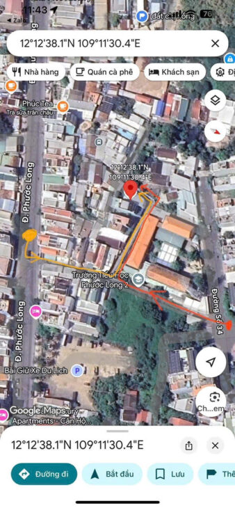 BÁN 2 LÔ ĐẤT ĐƯỜNG Ô TÔ TẠI PHƯỚC LONG, NHA TRANG. CÁCH BIỂN CHỈ 1,5KM