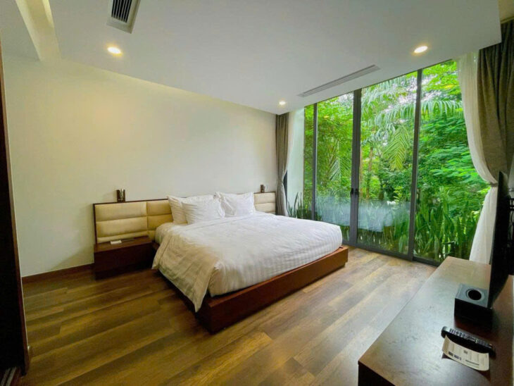 Bán biệt thự nghỉ dưỡng Flamingo Đại Lải, Vĩnh Phúc, 325/500m, xây 2 tầng, MT 13m, KD, ô