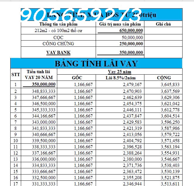 ĐẤT KCN BÀU BÀNG MỞ RỘNG 650trệu/220m2 – tt chuẩn