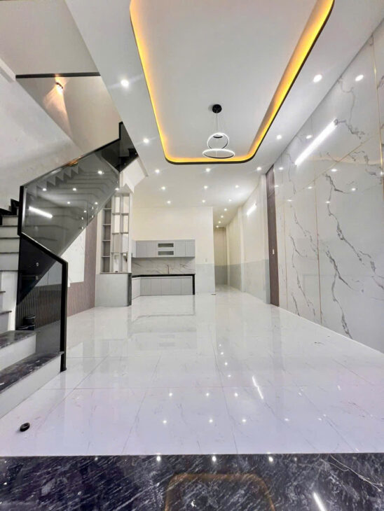 BÁN NHÀ TRỆT LẦU 90M2- TRẦN HƯNG ĐẠO– HẺM Ô TÔ – GẦN BIG C (GO) DĨ AN.