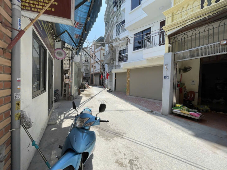 BÁN NHÀ KIM GIANG- THANH LIỆT, 56 M2, 5 TẦNG, MẶT TIỀN 4,5 M, GIÁ 13,7 TỶ.