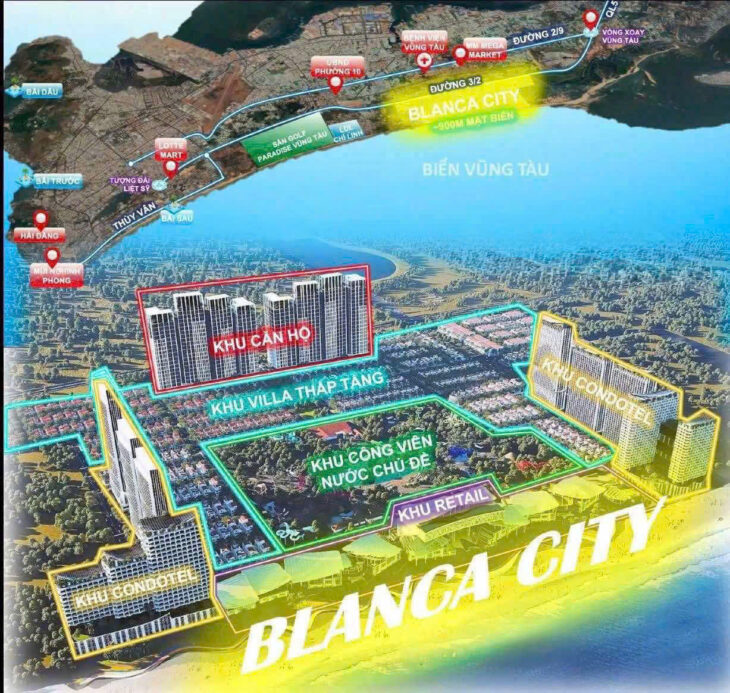Bán căn hộ Sun Blanca City Vũng Tàu, 32m², 3 tỷ