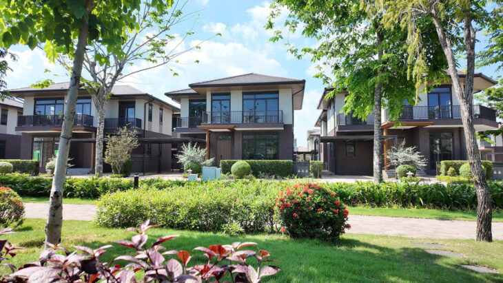 17 tỷ Sở Hữu 324m Biệt Thự View Sông Xây 1 trệt 1 lầu, Sổ Đỏ Lâu Dài Water Point Long An