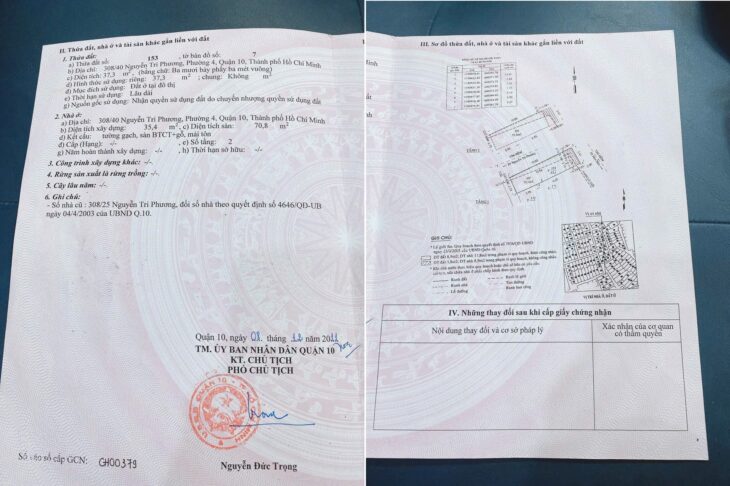 GIÁ TỐT – CHÍNH CHỦ Cần Bán Nhanh Căn Nhà Đẹp Vị Trí Tại Quận 10, TP HCM