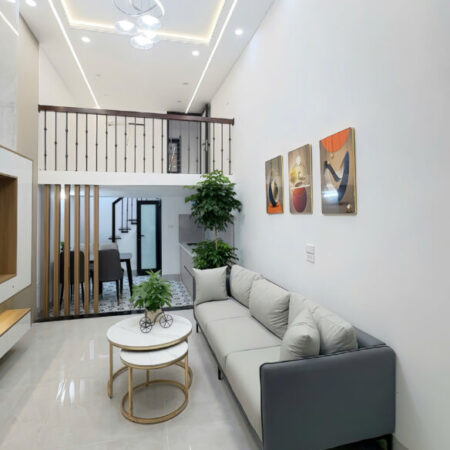 Nhà đẹp hai mặt ngõ Tôn Đức Thắng, 30m2, 6.1 tỷ, nhà xây tâm huyết, thiết kế hiện đại,