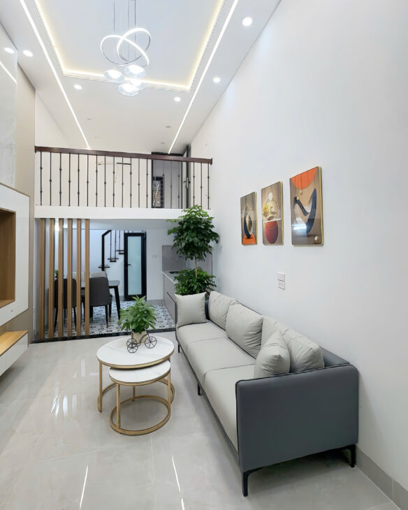 Nhà đẹp hai mặt ngõ Tôn Đức Thắng, 30m2, 6.1 tỷ, nhà xây tâm huyết, thiết kế hiện đại,