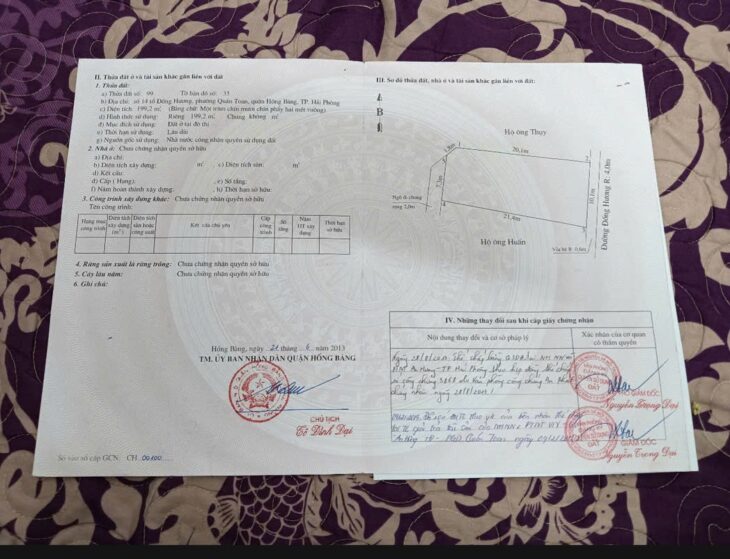 ĐẤT ĐẸP – GIÁ TỐT – Cần Bán Đất Tặng Nhà Biệt thự Tại Phường Quán Toan, Q.Hồng Bàng, TP. Hải Phòng.