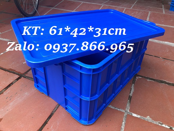 Tại đây bán thùng nhựa công nghiệp, thùng nhựa cao 31 có nắp đậy, khay nhựa bít có nắp