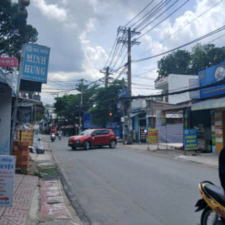 BÁN NHÀ HAI MẶT HẺM 1 XẸT ĐỀU 5M, MỚI ĐẸP, 3 TẦNG BTCT, 68M2(4X17), NGAY NGÃ TƯ NGUYỄN THỊ