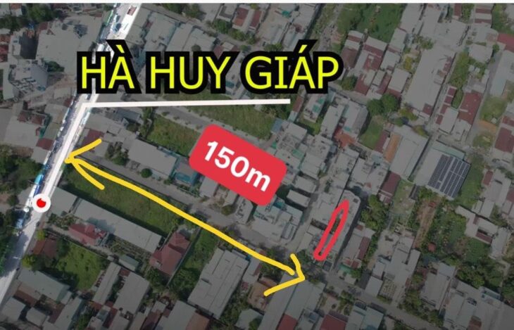 38. MT TL49 , CÁCH HÀ HUY GIÁP 150M-200M2 THỔ CƯ-9,9 TỶ