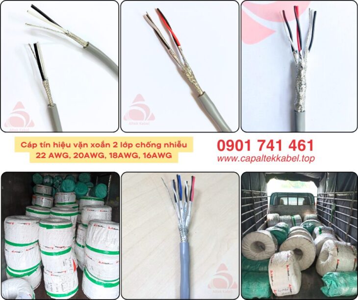 Cáp tín hiệu 22AWG, 20AWG, 18AWG, 16AWG Altek Kabel