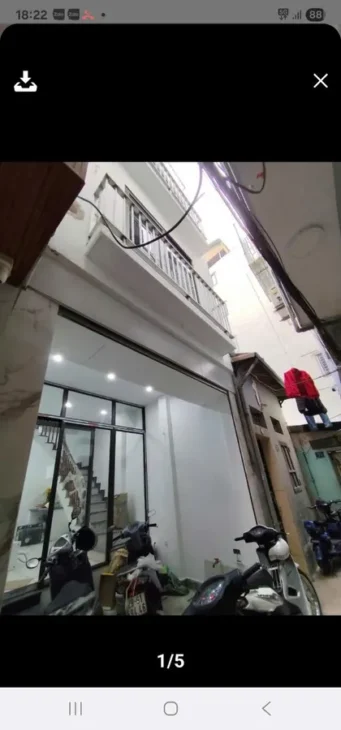 Bán Nhà Minh Khai 31m2. 4 tầng. mặt tiền 3,5m. giá 6.15 tỷ Hai Bà Trưng Hà Nội