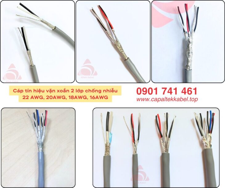 Cáp tín hiệu 22AWG, 20AWG, 18AWG, 16AWG Altek Kabel