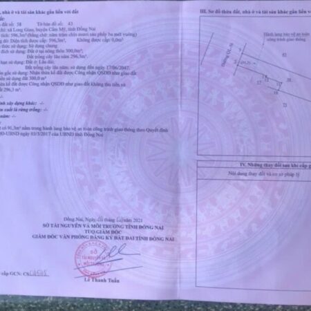 Vị trí trung tâm chỉ 12,6 triệu/m2 sở hữu Mặt tiền Quốc Lộ 56, có sẳn 300m2 Đất Đô Thị