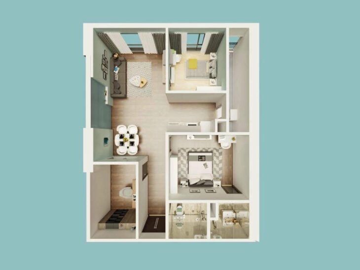 🔑 BÁN CĂN HỘ 123m² – CHUNG CƯ X2 ĐẠI KIM – 3PN RỘNG RÃI