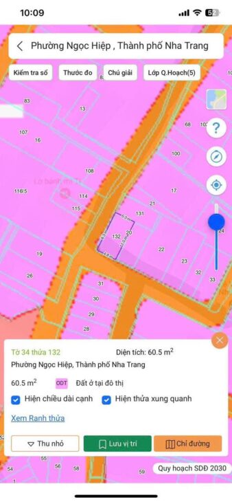 Bán đất Lô Góc 2 Mặt Tiền hẻm oto Lương Định Của, Ngọc Hiệp