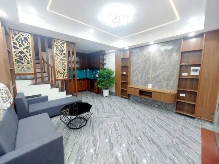 Bán Nhà Lĩnh Nam 33m2. 6 tầng. mặt tiền 4.1m. giá 7.4 tỷ Hoàng Mai Hà Nội