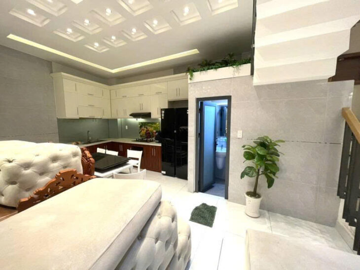 Nhà đẹp 4 tầng hẻm 318 Thống Nhất ngang 4.5m 63m2 gần UBND Phường 16 chỉ 8 tỷ xíu.
