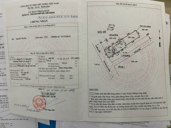 41. LÔ 3- ĐẤT MẶT TIỀN THẠNH LỘC 41- KHU VIP- TIỆN KINH DOANH- 8.9TỶ
