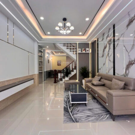 Nhà thiết kế đẹp, nội thất xịn, hẻm 6m thông Thạnh Xuân 22, gần chợ Minh Phát