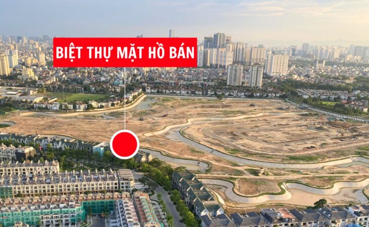 BÁN BT MẶT HỒ K7 CIPUTRA. ĐẤT RỘNG 334M2, SAU NHÀ NHÌN HỒ VÀ CÔNG VIÊN 65HA. GIÁ 167 TỶ