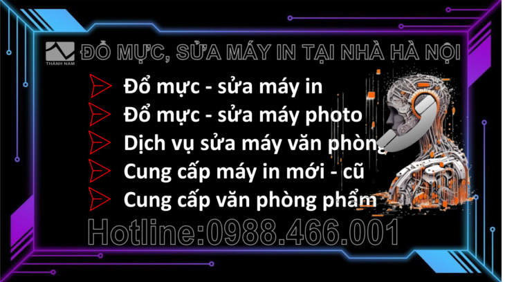 HÀ NỘI GIẢM 10% PHÍ DV ĐỔ MỰC, SỬA MÁY IN TẠI NHÀ