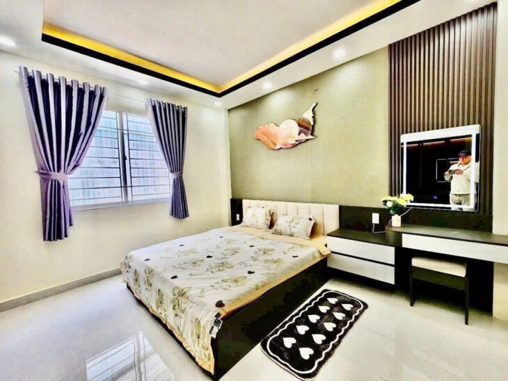 căn nhà MƠI, HẺM THÔNG nhanh KDBB – 3 TẦNG, NGUYỄN VĂN QUỲ Q7 – FULL thiết kế bên trong sang trọng,