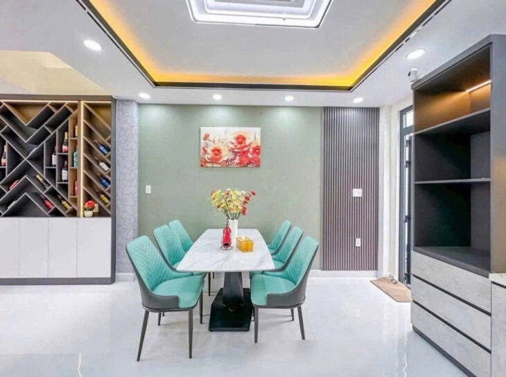 căn nhà MƠI, HẺM THÔNG nhanh KDBB – 3 TẦNG, NGUYỄN VĂN QUỲ Q7 – FULL thiết kế bên trong sang trọng,