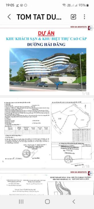 DỰ ÁN KHÁCH SẠN & BIỆT THỰ NGHỈ DƯỠNG VŨNG TÀU