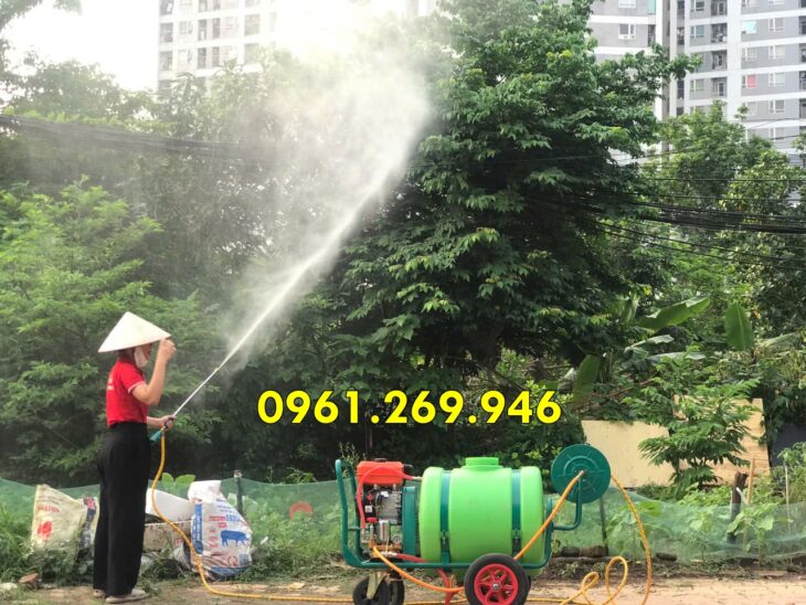 Máy phun thuốc công nghiệp thùng phuy 160L – Turbo 6.5HP