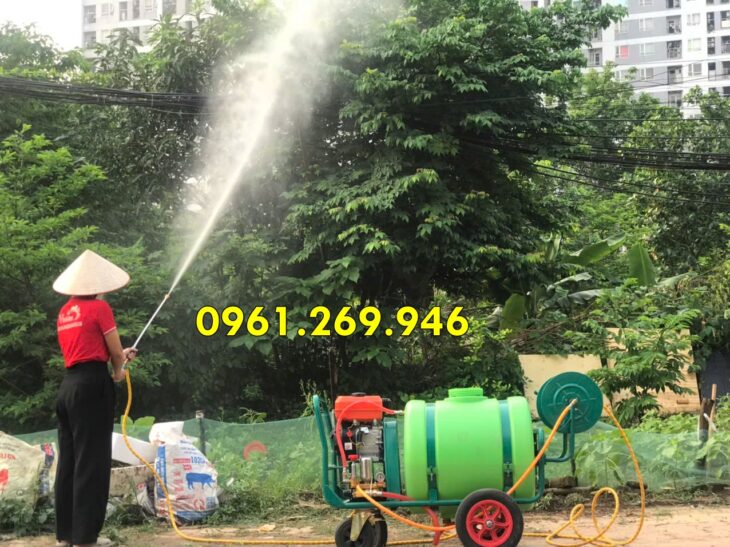 Máy phun thuốc công nghiệp thùng phuy 160L – Turbo 6.5HP