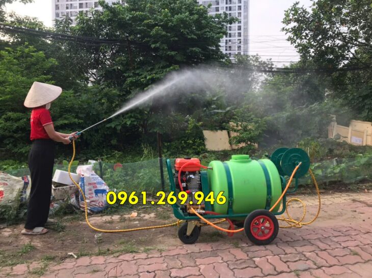 Máy phun thuốc công nghiệp thùng phuy 160L – Turbo 6.5HP