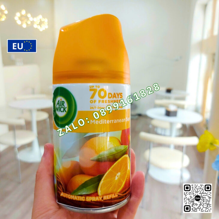 BÌNH XỊT TINH DẦU AIR WICK 250ml, TINH DẦU THIÊN NHIÊN, THƠM PHÒNG HỖ TRỢ KHỬ MÙI, NHẬP KHẨU CHÂU ÂU