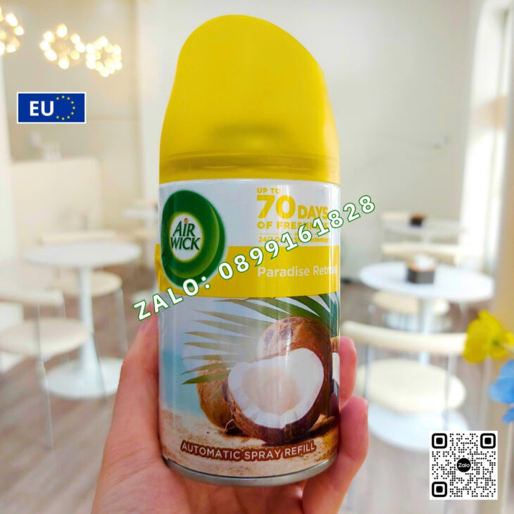 BÌNH XỊT TINH DẦU AIR WICK 250ml, TINH DẦU THIÊN NHIÊN, THƠM PHÒNG HỖ TRỢ KHỬ MÙI, NHẬP KHẨU CHÂU ÂU
