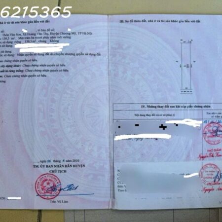 Tôi cần bán lô đất 130.5m2, Văn Sơn, Hoàng Văn Thụ, dt thực tế 136m2, ngõ thông, ô tô