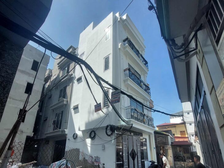 BÁN NHÀ 5 TẦNG THANH AM, THƯỢNG THANH, LONG BIÊN – OTO ĐỖ CỬA – SĐCC – 0982.534.369