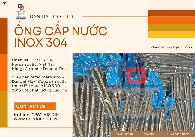 Dây mềm cấp nước ren trong, ống mềm dẫn nước inox, ống mềm inox dẫn nước vòi chậu
