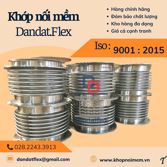 Khớp nối kim loại nối bích, khớp nối mềm kết nối mặt bích, khớp nối mềm cho đường ống dẫn nước