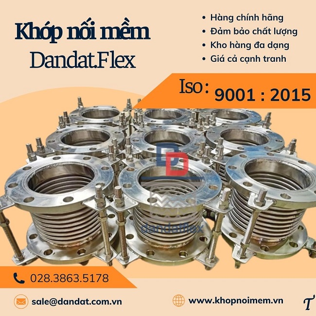 Khớp nối kim loại nối bích, khớp nối mềm kết nối mặt bích, khớp nối mềm cho đường ống dẫn nước
