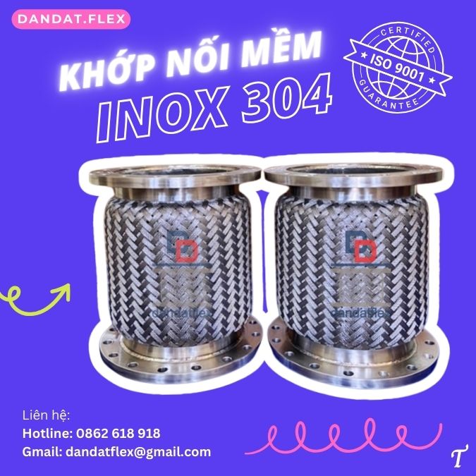 Khớp nối chống rung chịu nhiệt cao,khớp nối mềm nối bích công nghiệp,khớp nối chống rung cho máy bơm