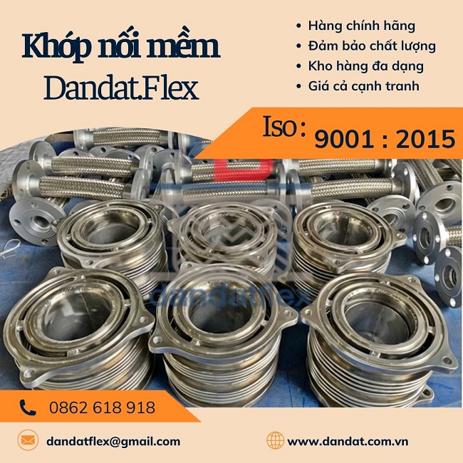 Khớp nối kim loại nối bích, khớp nối mềm kết nối mặt bích, khớp nối mềm cho đường ống dẫn nước