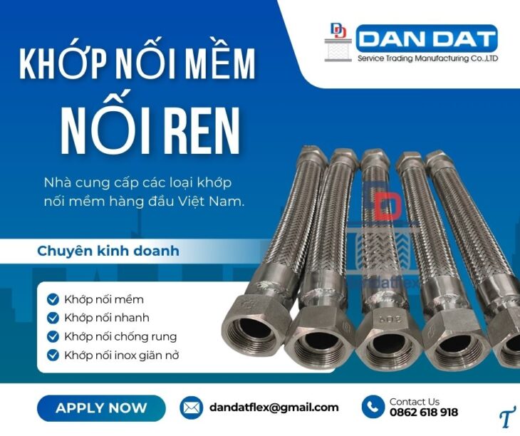 Khớp nối chống rung chịu nhiệt cao,khớp nối mềm nối bích công nghiệp,khớp nối chống rung cho máy bơm
