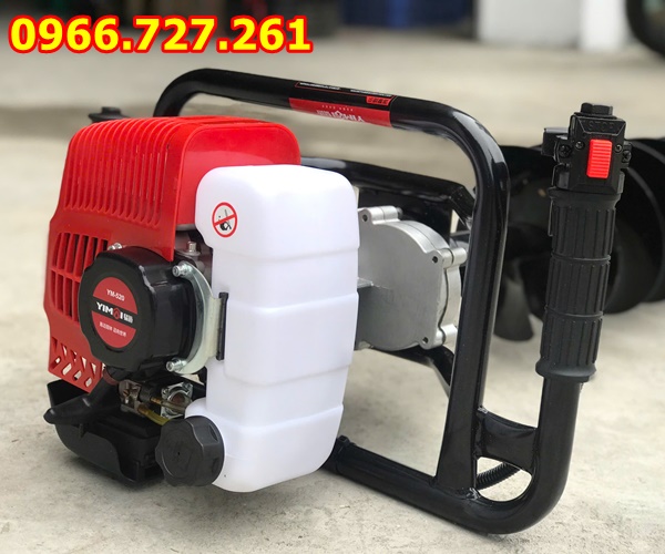 Máy khoan đất Yimoi cầm tay chạy xăng động cơ 2 thì