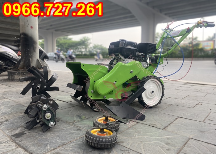 Máy xới đất , cắt cỏ trục băm chạy xăng đa năng