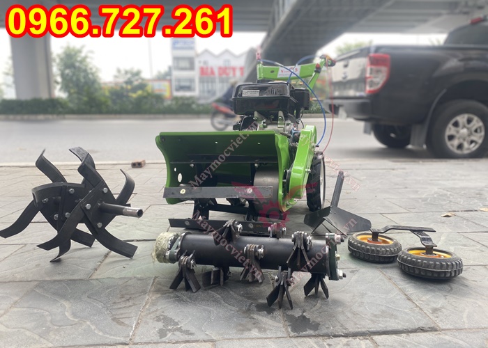 Máy xới đất , cắt cỏ trục băm chạy xăng đa năng