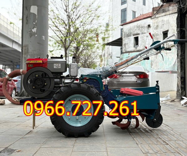 Máy xới đất chạy dầu dắt tay Quế Hoa GN61 đầu nổ D15