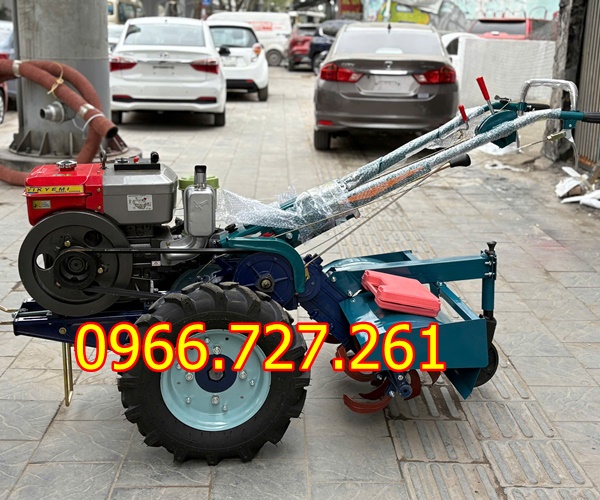 Máy xới đất chạy dầu dắt tay Quế Hoa GN61 đầu nổ D15