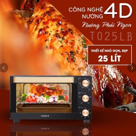 LÒ NƯỚNG THÙNG TO-25LB 25 LÍT – OSAKA LÒ NƯỚNG THÙNG TO-25LB 25 LÍT – OSAKA